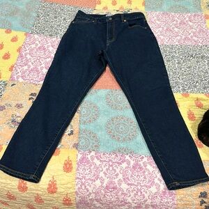 A&F Curve Love Super Skinny Ankle High Rise Jean